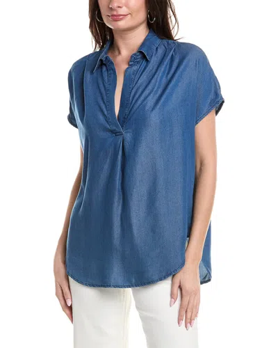 Rachel Rachel Roy Collared Top In Blue