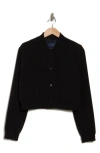 Rachel Rachel Roy Crop Bomber Jacket In Black