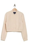 Rachel Rachel Roy Crop Bomber Jacket In Ivory
