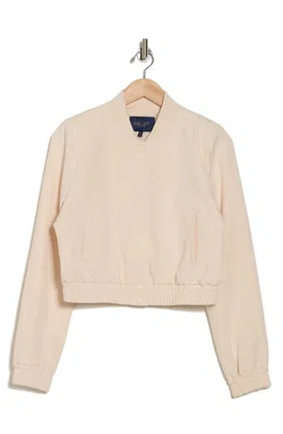 Rachel Rachel Roy Crop Bomber Jacket In Ivory