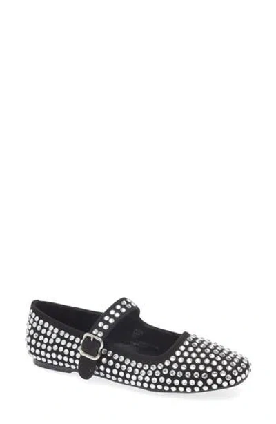 Rachel Rachel Roy Crystal Embellished Mary Jane Flat In Black