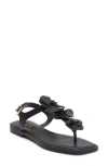 Rachel Rachel Roy Daisy Floral T-strap Sandal In Black