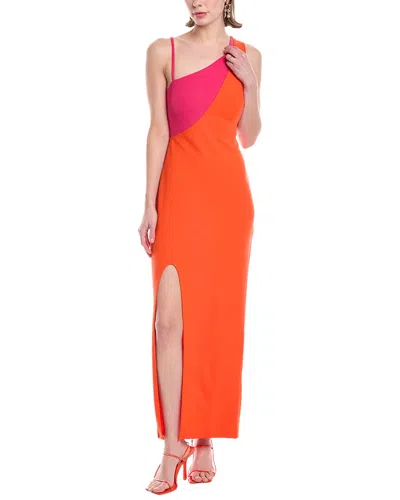 Rachel Rachel Roy Devin One-shoulder Midi Dress In Red