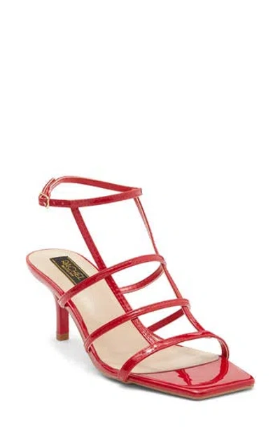 Rachel Rachel Roy Eleanor Cage Sandal In Red Patent