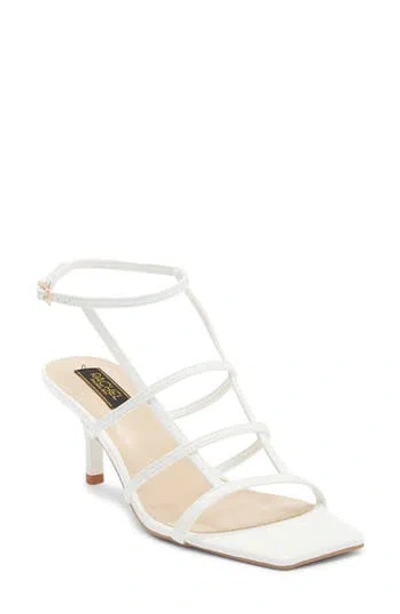 Rachel Rachel Roy Eleanor Cage Sandal In White Patent
