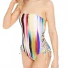 Rachel Rachel Roy Festival Lights Lace-up One Piece In Multi In Multi