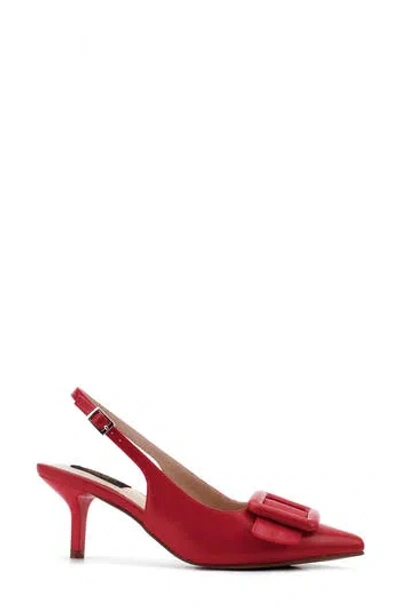Rachel Rachel Roy Greta Pointed Toe Slingback Pump In Red