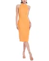 Rachel Rachel Roy Womens Work Short Sheath Dress In Orange
