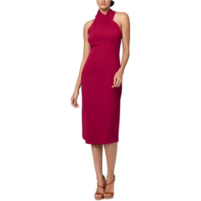 Rachel Rachel Roy Harland Womens Crepe Midi Midi Dress In Pink