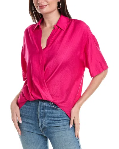 Rachel Rachel Roy High-low Wrap Top In Pink