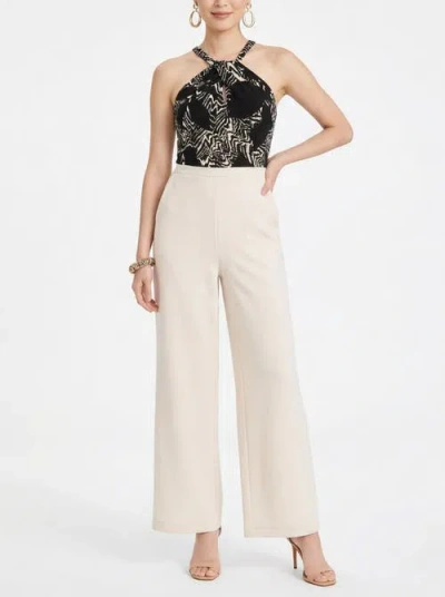 Rachel Rachel Roy Jetti Halter Neck Wide Leg Jumpsuit In White