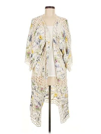 Pre-owned Rachel Rachel Roy Kimono In White