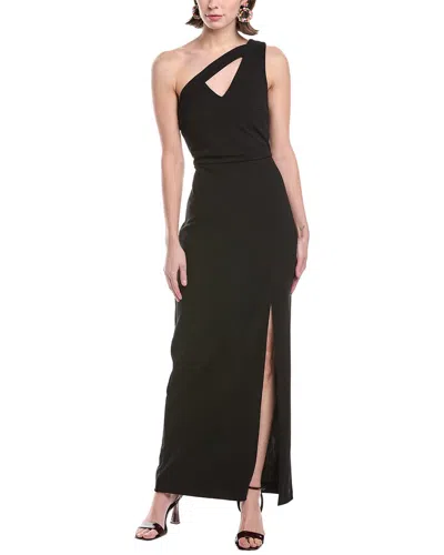 Rachel Rachel Roy Lara One-shoulder Gown In Black