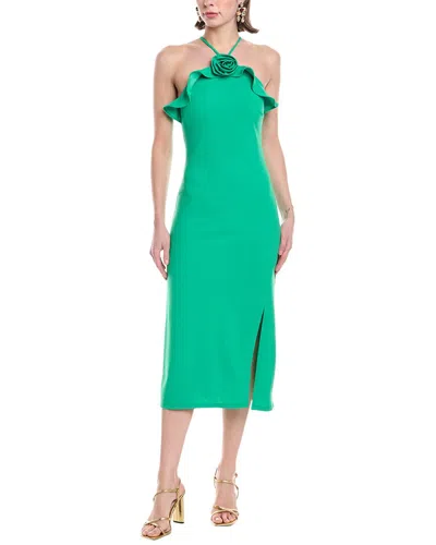 Rachel Rachel Roy Layla Rosette Midi Dress In Green