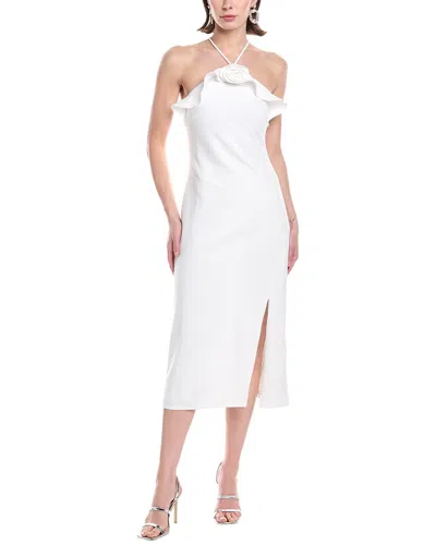 Rachel Rachel Roy Layla Rosette Midi Dress In White
