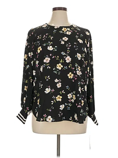 Rachel Rachel Roy Long Sleeve Blouse In Black