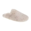 Rachel Rachel Roy Lucy Plush Notched Collar Scuff Womens Memory Foam Slip-on Slippers In White