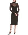 Rachel Rachel Roy Lydie Midi Dress In Black