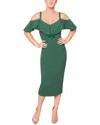 Rachel Rachel Roy Layla Rosette Midi Dress In Green