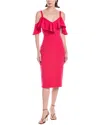 Rachel Rachel Roy Marcella Midi Dress In Pink