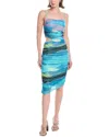 Rachel Rachel Roy Marina Midi Dress In Blue