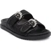 Rachel Rachel Roy Matcha Crystal Strap Slide Sandal