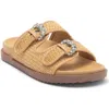 Rachel Rachel Roy Matcha Crystal Strap Slide Sandal