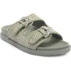 Rachel Rachel Roy Matcha Crystal Strap Slide Sandal