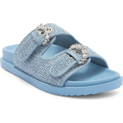 Rachel Rachel Roy Matcha Crystal Strap Slide Sandal