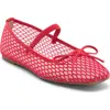 Rachel Rachel Roy Mesh Mary Jane Flat In Red