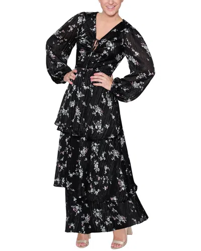 Rachel Rachel Roy Monroe Chiffon Maxi Dress In Black