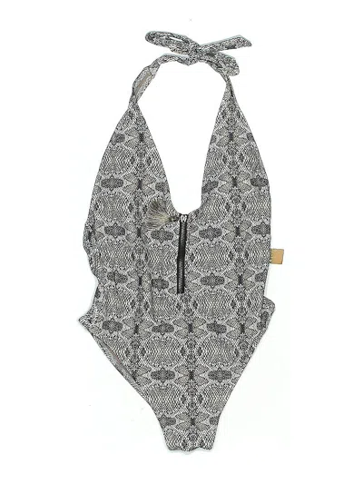 Rachel Rachel Roy One Piece Swimsuit In Gray