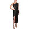 Rachel Rachel Roy Phoenix One Shoulder Maxi Gown In Black