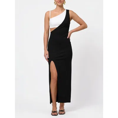 Rachel Rachel Roy Phoenix One Shoulder Maxi Gown In Black