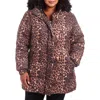 Rachel Rachel Roy Plus Womens Quilted Midi Puffer Jacket In Multi