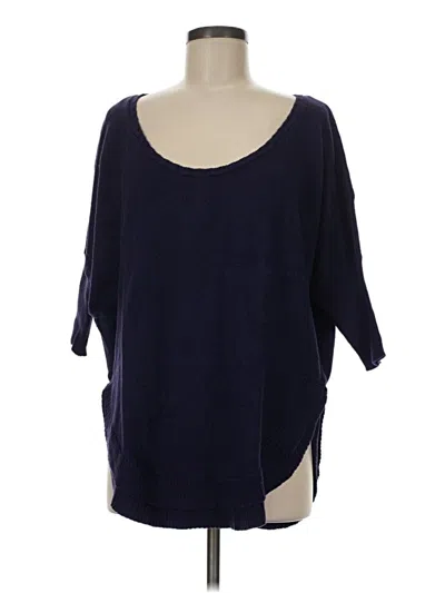 Pre-owned Rachel Rachel Roy Poncho In Blue