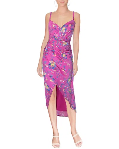 Rachel Rachel Roy Printed Bree Midi Dress In Purple