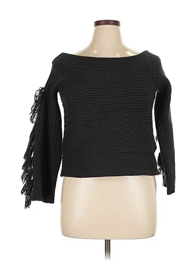 Pre-owned Rachel Rachel Roy Pullover Sweater In Black