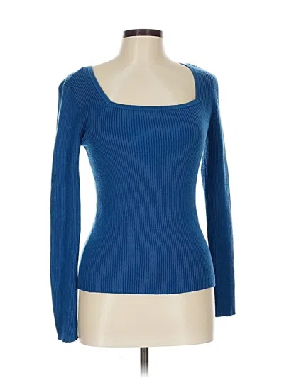 Pre-owned Rachel Rachel Roy Pullover Sweater In Blue
