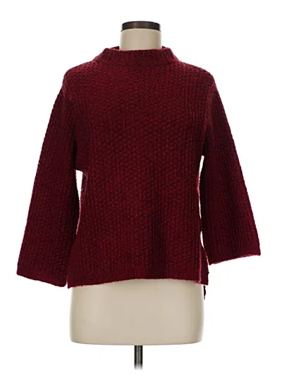 Pre-owned Rachel Rachel Roy Pullover Sweater In Burgundy