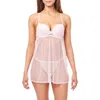 Rachel Rachel Roy Push Up Babydoll Chemise In Marysrose