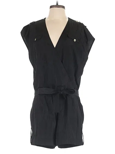 Pre-owned Rachel Rachel Roy Romper In Black