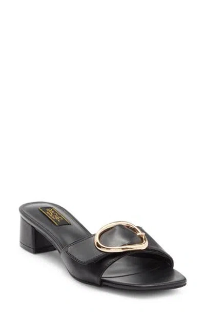 Rachel Rachel Roy Sarah Block Heel Slide Sandal In Black