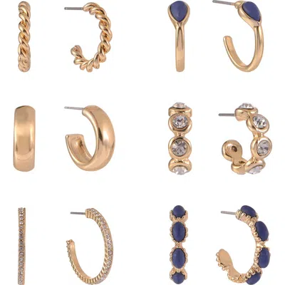Rachel Rachel Roy Set Of 6 Hoop Earrings