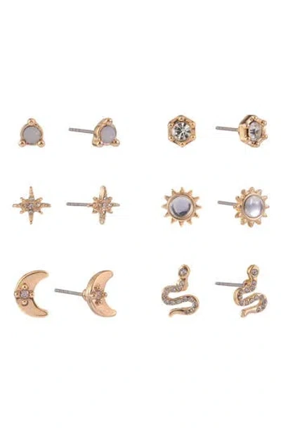 Rachel Rachel Roy Set Of 6 Stud Earrings
