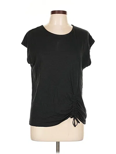 Pre-owned Rachel Rachel Roy Short Sleeve T-shirt In Black
