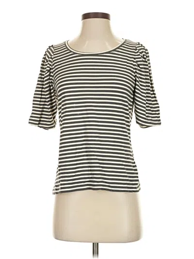 Pre-owned Rachel Rachel Roy Short Sleeve T-shirt In White