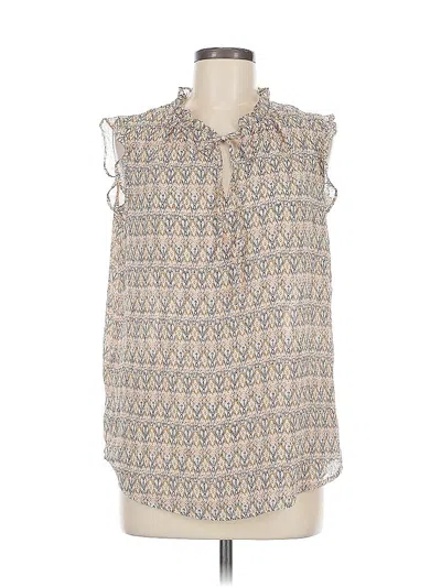 Pre-owned Rachel Rachel Roy Sleeveless Blouse In White