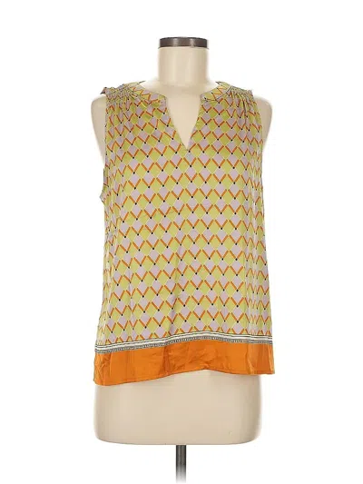Pre-owned Rachel Rachel Roy Sleeveless Blouse In Yellow