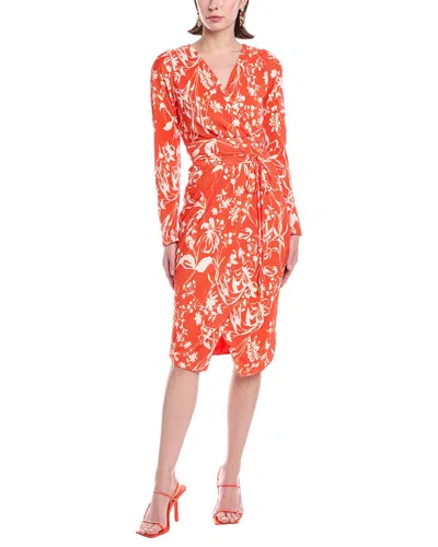 Rachel Rachel Roy Sylvia Midi Dress In Orange